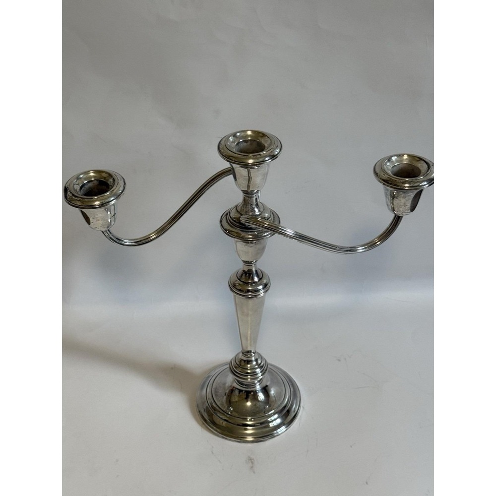 Vintage Gorham Sterling Silver three light candleabra